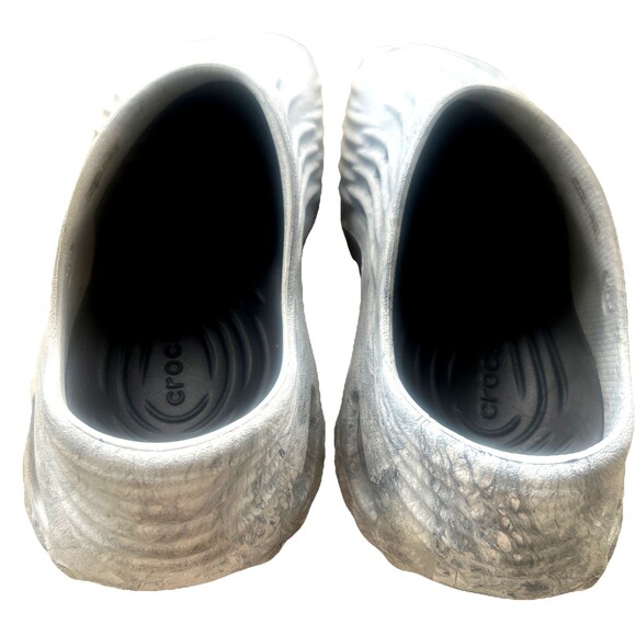 Crocs Echo Wave Watercolor Marble Black White Clog Perforated Unisex  M/7 W/9 main image 10